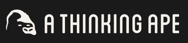 a thinking ape logo